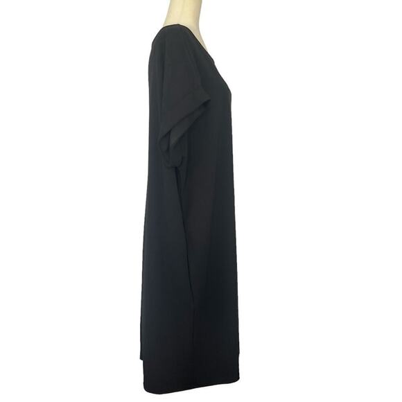 FIRST LOVE BY LOVELYN BOAT NECK MAXI SHIFT DRESS IN BLACK NEW WOMEN'S SIZE  3X - Picture 10 of 13